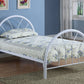 Marjorie Twin Bed White - 2389W A-Z Store Nadia
