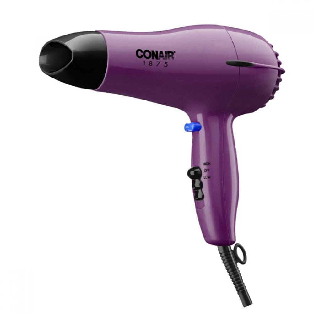 CONAIR CERAMIC TOURMALINE DRYER Diffuser helps define natural curls and waves and concentrator allows for focused airflow, making hair smooth and sleek- 247RNAL