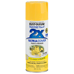 Rust-Oleum Painter's Touch 2x Ultra Cover Spray Paint, Paint and Primer Combination, Double Coverage, Indoor and Outdoor, 12oz. Ideal for Signs, Crafts, Toys, D.I.Y. Projects And More MEGA