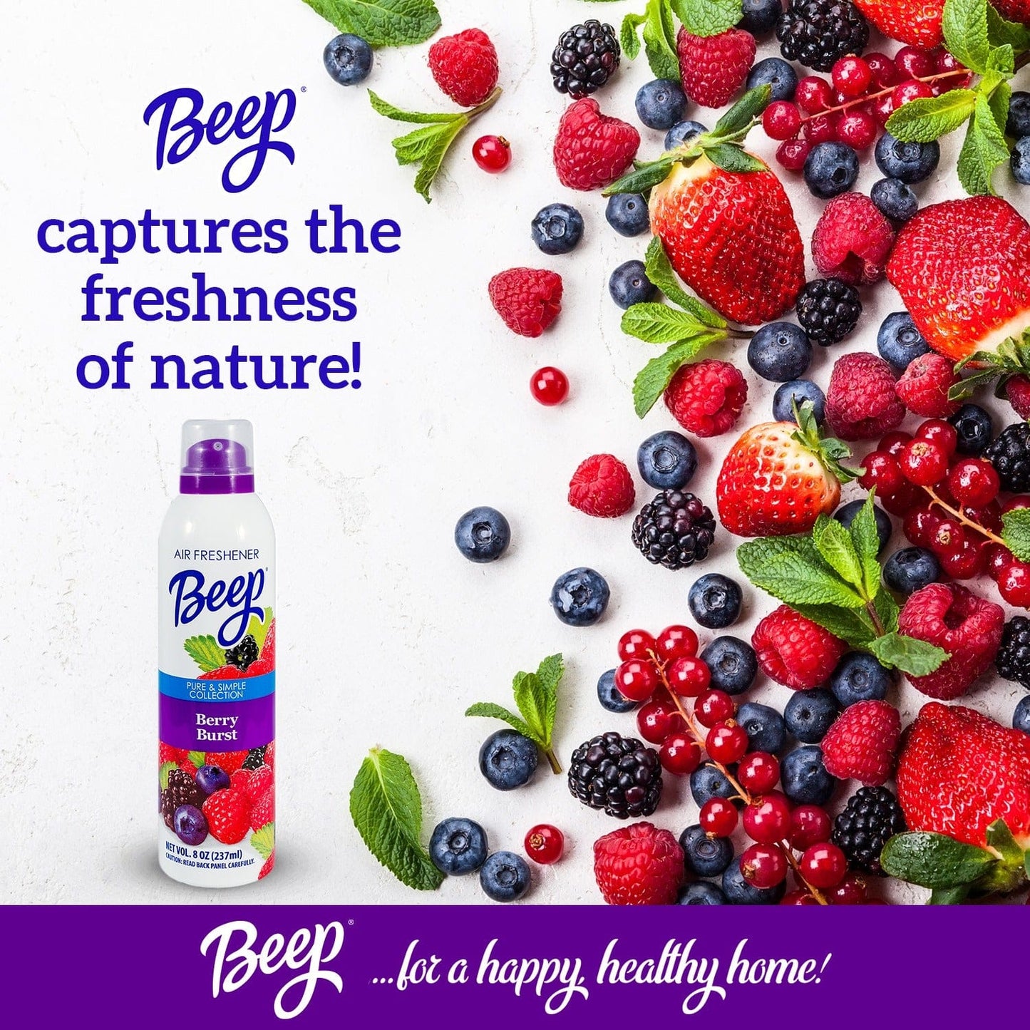 Beep Air Freshener Berry Burst 8oz - 08143335526 Pie's Variety Store