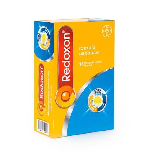 Redoxon Double Action Vitamin C + Zinc 36 Tablets / 1 g Its combination of Vitamin C and Zinc helps protect your family and strengthens their defenses to keep them healthy and prevent illnesses such as colds and flu-396521 Hannah's Variety Store