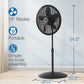 Whirlwind 18" High Performance Pedestal Fan - ww20012415 MEGA