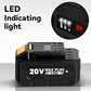 WORKSITE 20 Volt 4.0-Ah Lithium-Ion Replacement Battery, Compatible with All WORKSITE Tools-DCB-4LI Worksite Hand Tools