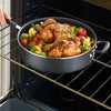 T-Fal Deep Pan 5.5 Qt  This titanium pan is non-stick and has a Thermo-Spot heat indicator, that becomes red when the pan is pre-heated, as well as a technology-99254