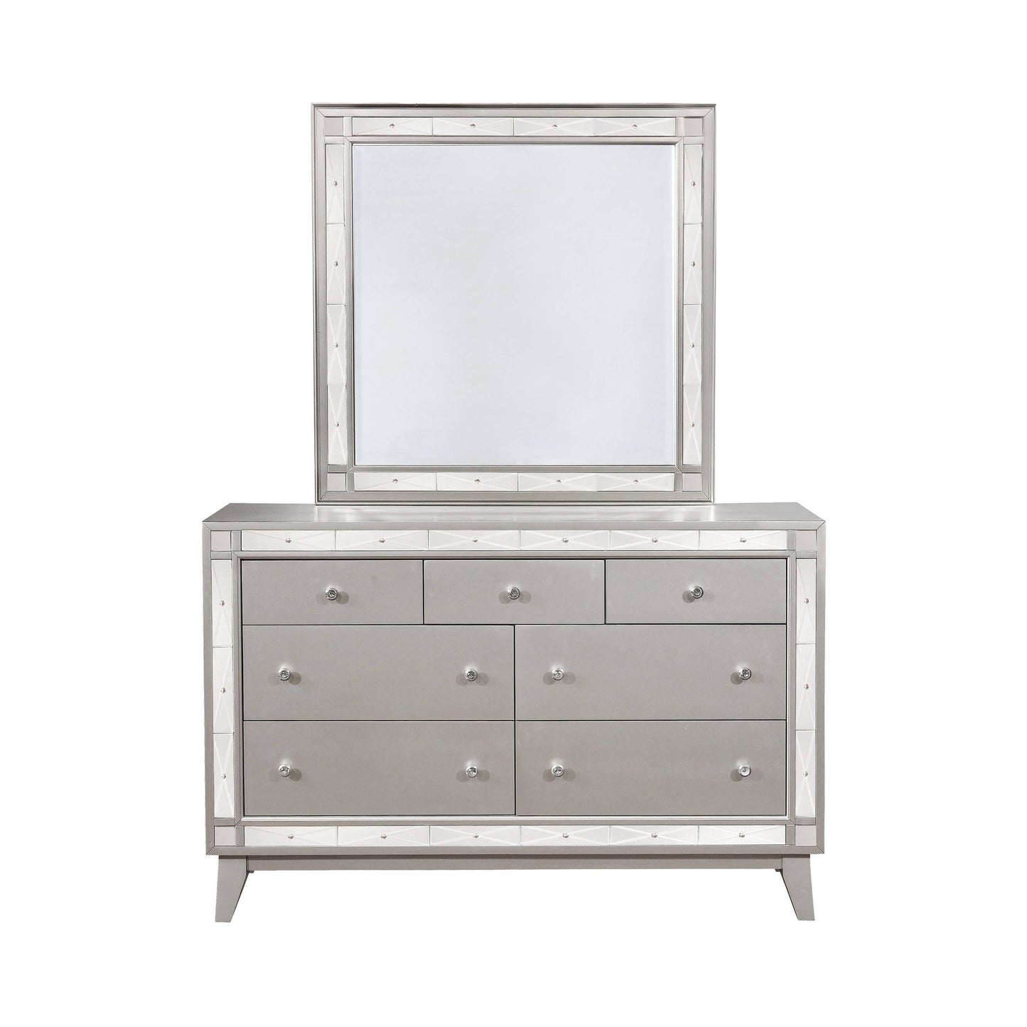 Leighton Beveled Mirror Metallic Mercury Collection: Transform A Sophisticated Space With This Radiant Transitional Mirror, This Mirror Looks Great Above A Mirror. Leighton SKU: 204924 coastmega