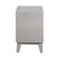 Leighton 2-Drawer Nightstand Metallic Mercury Collection: This 2-Drawer Nightstand Is Great For A Stylish Bedroom, This Transitional Two-Drawer Night Stand Is Full Of Chic Details. Leighton SKU: 204922 coastmega