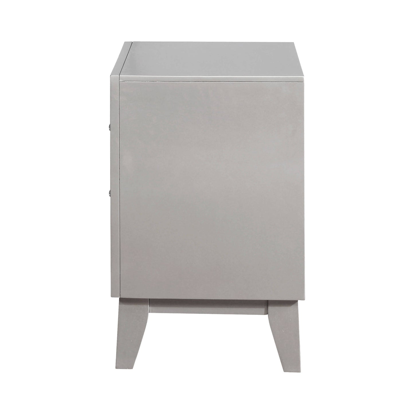 Leighton 2-Drawer Nightstand Metallic Mercury Collection: This 2-Drawer Nightstand Is Great For A Stylish Bedroom, This Transitional Two-Drawer Night Stand Is Full Of Chic Details. Leighton SKU: 204922 coastmega