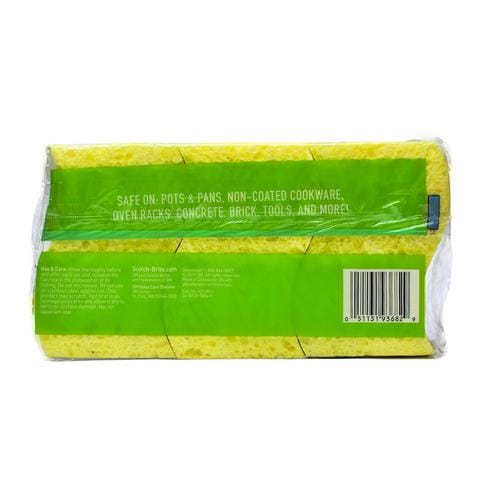 3M Scotch Brite Heavy Duty Sponge 9 Units   Scrubbing sponges with high resistance. Suitable for powerful scrubbing to remove adhering dirt-277123 Hannah's Variety Store