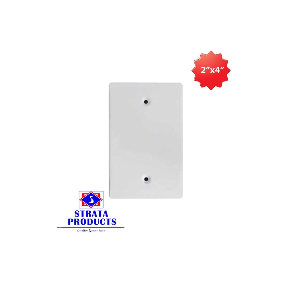 Strata 2 Inches x 4 Inches Switch Box Cover - AIJ3003-1 MEGA