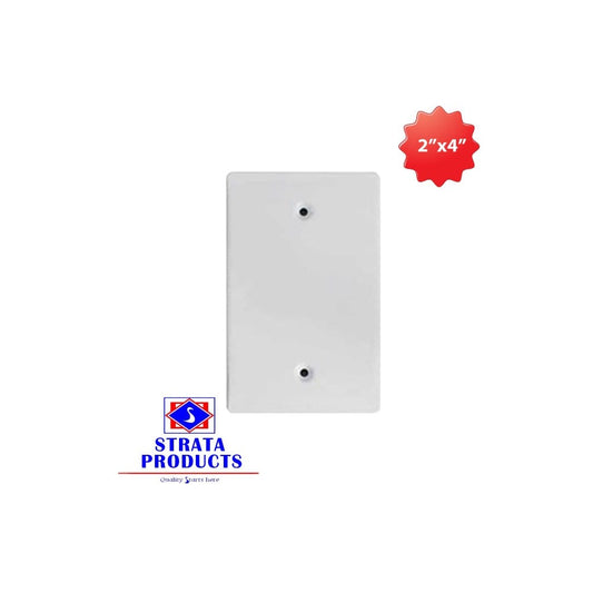 Strata 2 Inches x 4 Inches Switch Box Cover - AIJ3003-1 MEGA