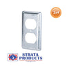 Strata 2 Inches x 4 Inches Duplex Cover - 58C1