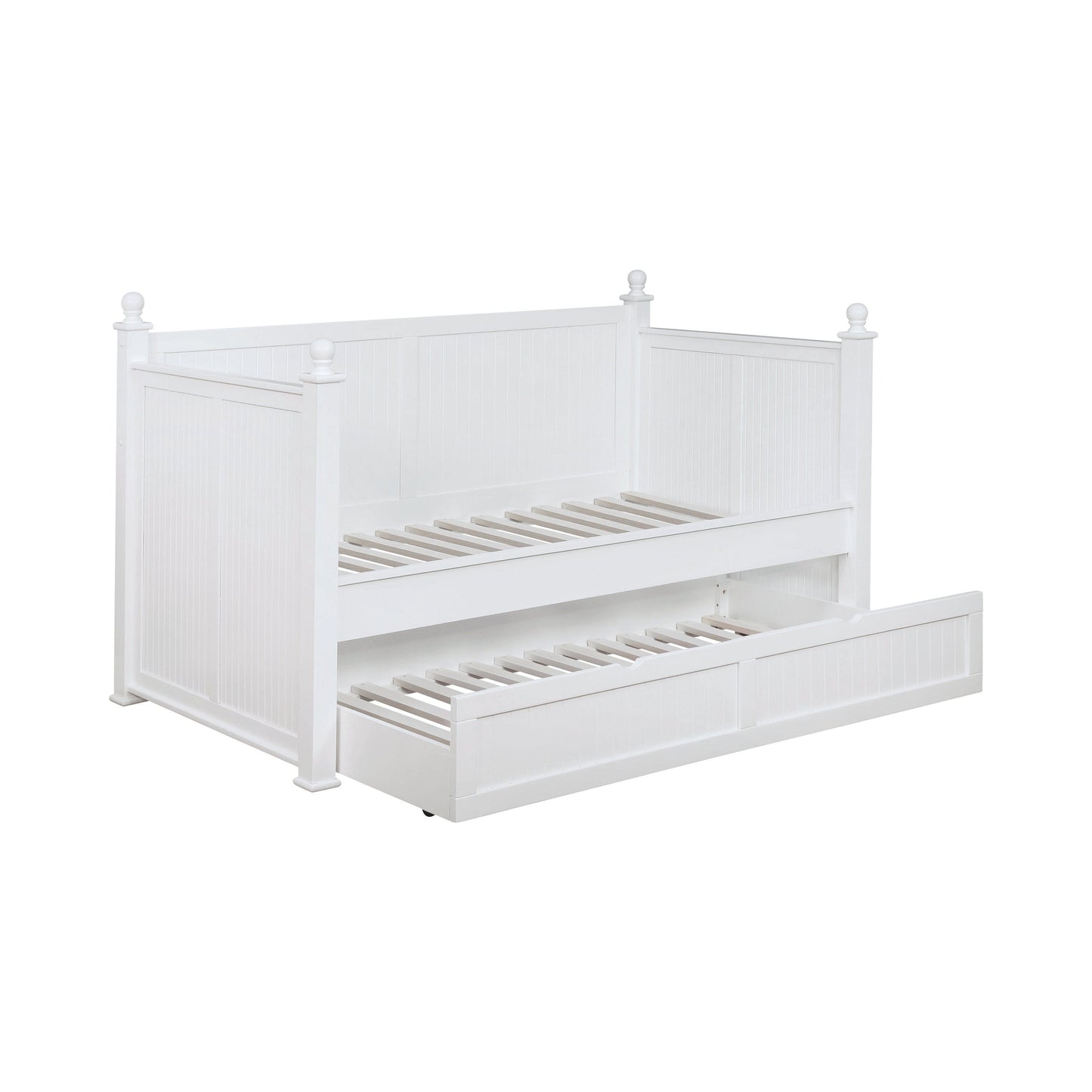 Twin Daybed With Trundle White - 300026 A-Z Store Nadia