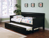 Twin Day Bed With Trundle Black - 300036BLK
