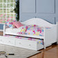 Twin Daybed With Trundle White - 300053 A-Z Store Nadia
