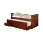 Twin Captain’s Daybed With Storage Trundle Cherry - 300105 A-Z Store Nadia