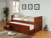 Twin Captain’s Daybed With Storage Trundle Cherry - 300105