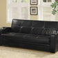Avril Upholstered Sleeper Sofa Bed With Cup Holders Black Collection: Avril SKU: 300132 coastmega