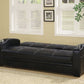 Avril Upholstered Sleeper Sofa Bed With Cup Holders Black Collection: Avril SKU: 300132 coastmega