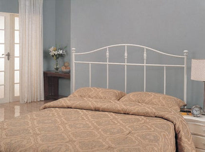 Full/Queen Metal Arched Headboard White - 300183QF