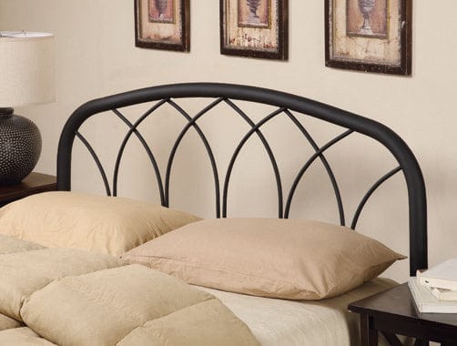 Full/Queen Arched Headboard Black - 300184QF A-Z Store Nadia
