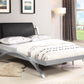 Leclair Full Metal Bed Black And Silver - 300200F A-Z Store Nadia