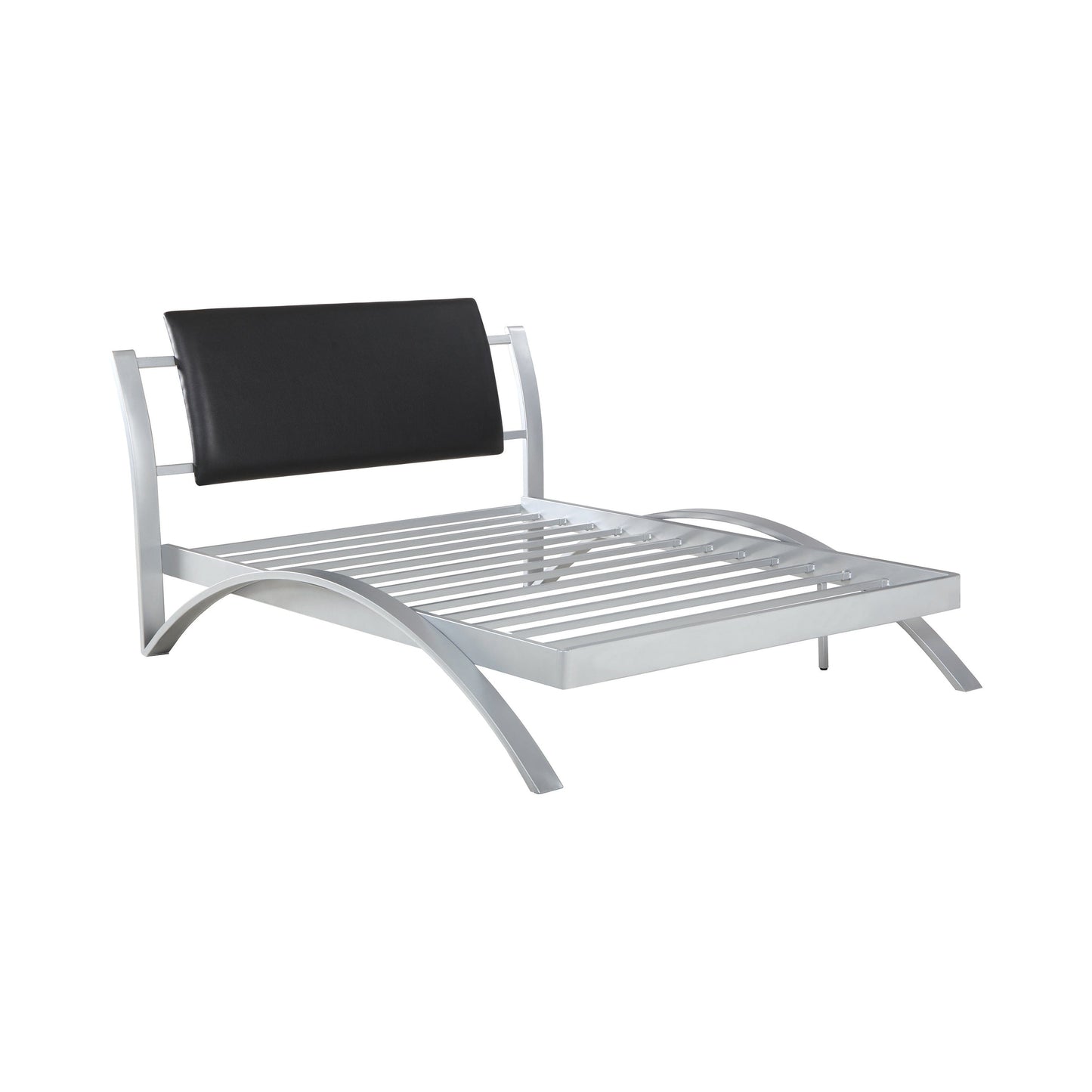 Leclair Full Metal Bed Black And Silver - 300200F A-Z Store Nadia