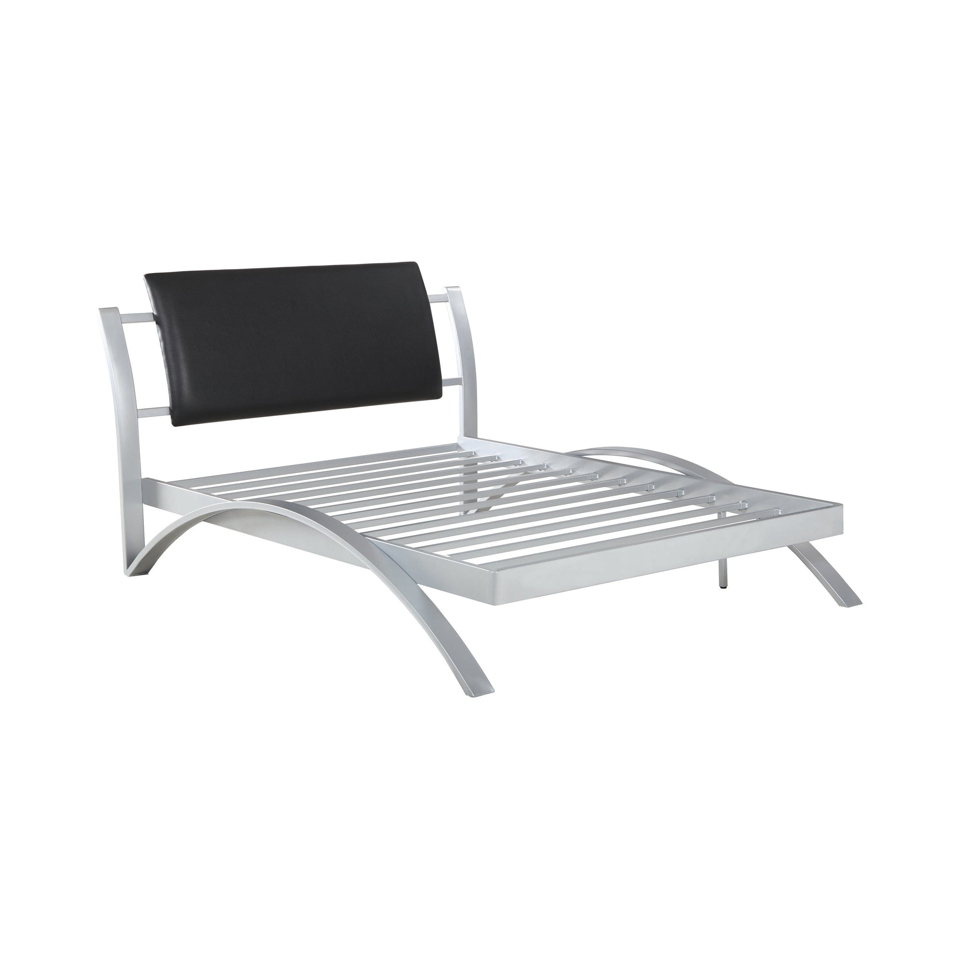 Leclair Full Metal Bed Black And Silver - 300200F A-Z Store Nadia