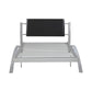 Leclair Full Metal Bed Black And Silver - 300200F A-Z Store Nadia
