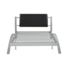 Leclair Full Metal Bed Black And Silver - 300200F