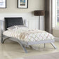 Leclair Twin Metal Bed Black And Silver - 300200T A-Z Store Nadia
