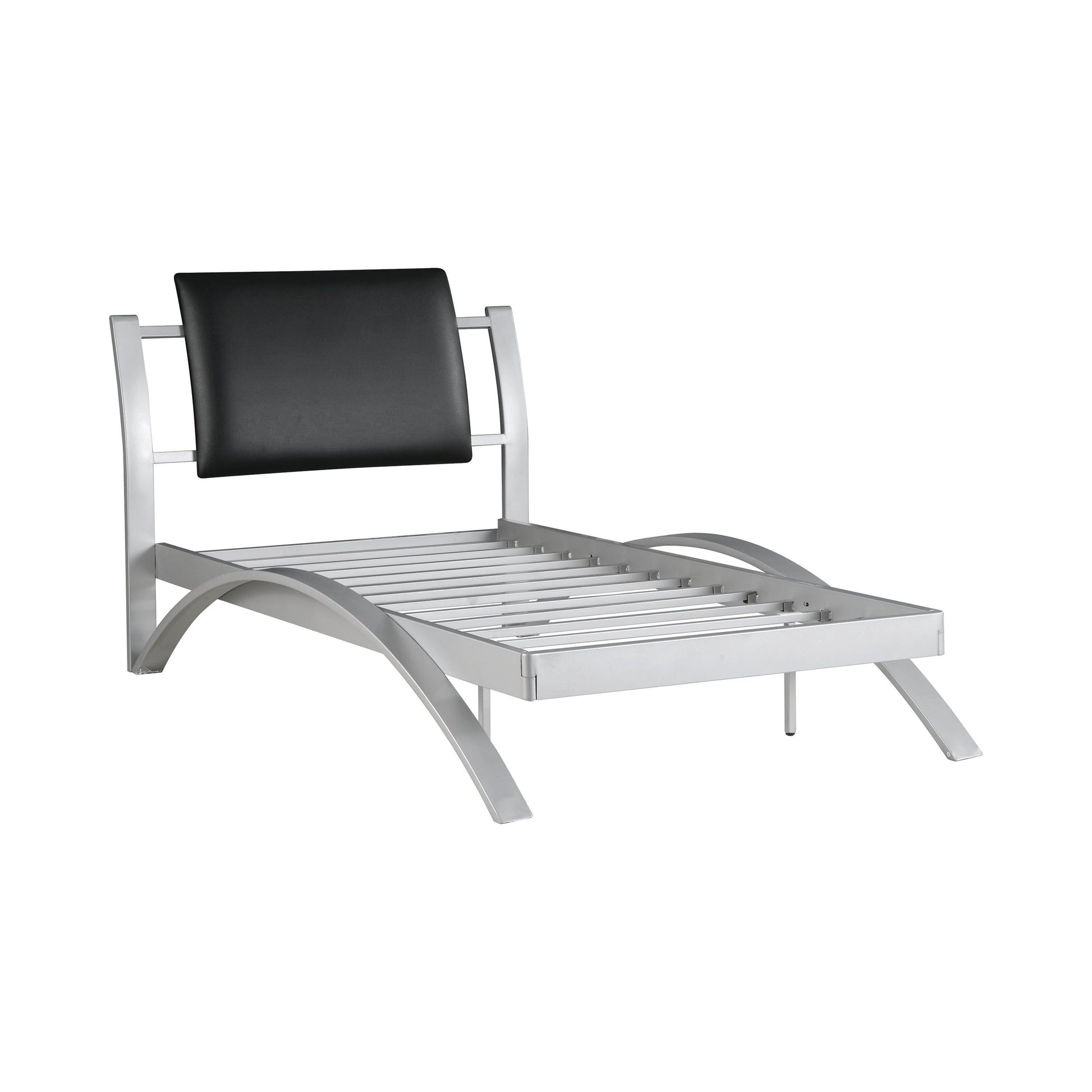 Leclair Twin Metal Bed Black And Silver - 300200T A-Z Store Nadia