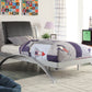 Leclair Twin Metal Bed Black And Silver - 300200T A-Z Store Nadia