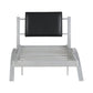 Leclair Twin Metal Bed Black And Silver - 300200T A-Z Store Nadia
