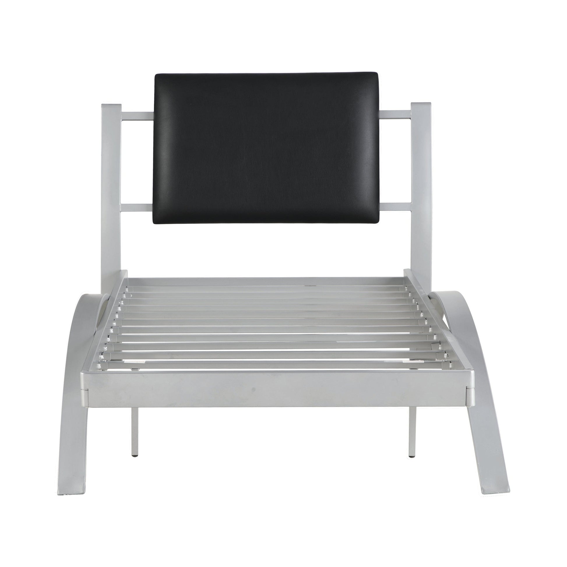 Leclair Twin Metal Bed Black And Silver - 300200T A-Z Store Nadia