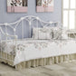 Twin Metal Daybed With Floral Frame White - 300216 A-Z Store Nadia