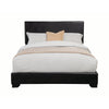 Conner Full Upholstered Panel Bed Black - 300260F