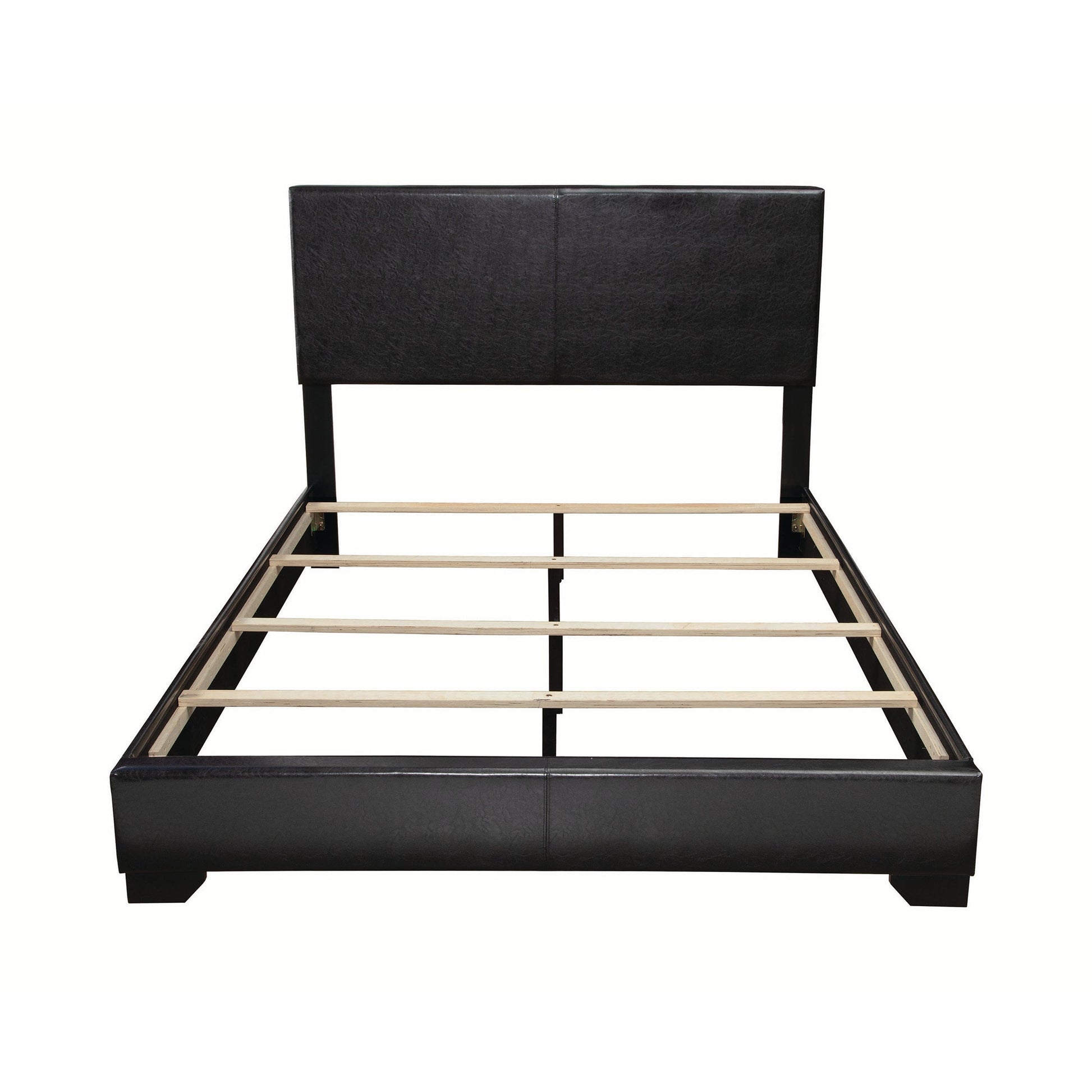 Conner Full Upholstered Panel Bed Black - 300260F A-Z Store Nadia