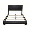 Conner Full Upholstered Panel Bed Black - 300260F