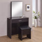 2-Piece Vanity Set With Lift-Top with Stool 300289/300290 COASMEGA