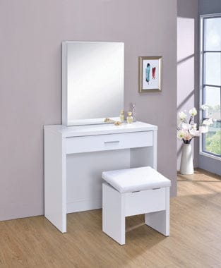2-Piece Vanity Set With Lift-Top with Stool 300289/300290 COASMEGA