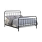 Livingston Queen Panel Metal Bed Dark Bronze - 300399Q A-Z Store Nadia