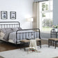 Livingston Eastern King Panel Metal Bed Dark Bronze - 300399KE A-Z Store Nadia