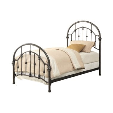 Rowan Twin Bed Dark Bronze - 300407T