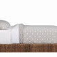 Laughton Queen Hand-Woven Banana Leaf Bed Amber - 300501Q A-Z Store Nadia