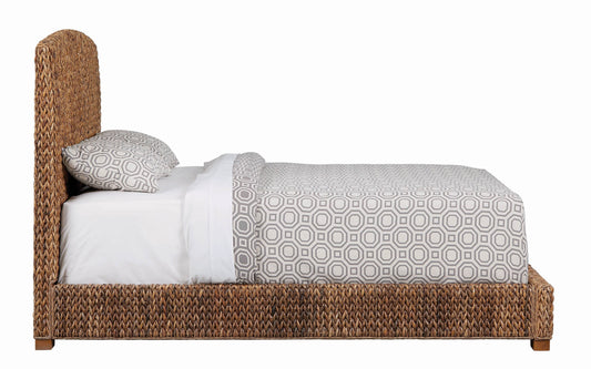 Laughton Queen Hand-Woven Banana Leaf Bed Amber - 300501Q A-Z Store Nadia