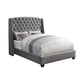 Pissarro Queen Tufted Upholstered Bed Grey - 300515Q A-Z Store Nadia