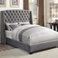 Pissarro Full Tufted Upholstered Bed Grey - 300515F A-Z Store Nadia