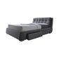 Fenbrook Eastern King Tufted Upholstered Storage Bed Grey - 300523KE A-Z Store Nadia