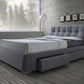 Fenbrook Eastern King Tufted Upholstered Storage Bed Grey - 300523KE A-Z Store Nadia