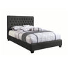 Chloe Tufted Upholstered Eastern King Bed Charcoal - 300529KE